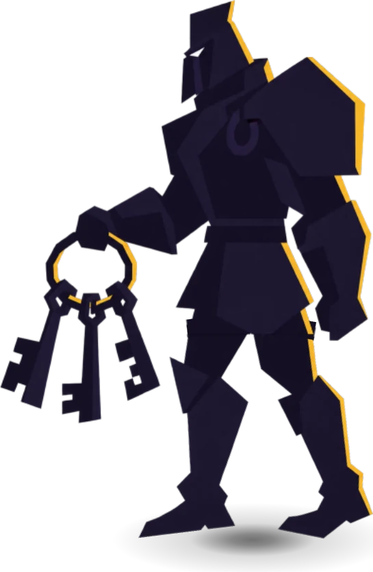 The Warden, as it walks the road in Siege
